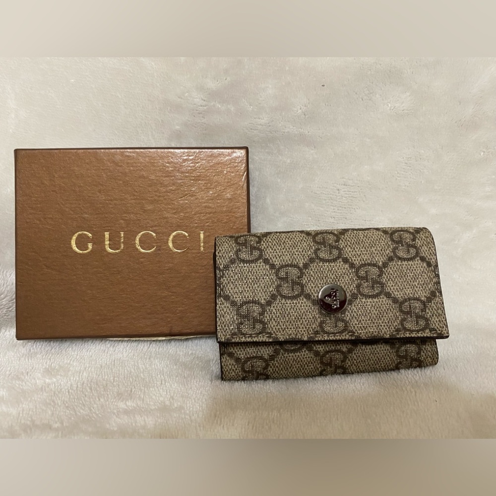 Gucci GG Plus Leather Key Holder